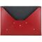 JAM Paper Red Legal Size Italian Leather Portfolio with Snap Closure